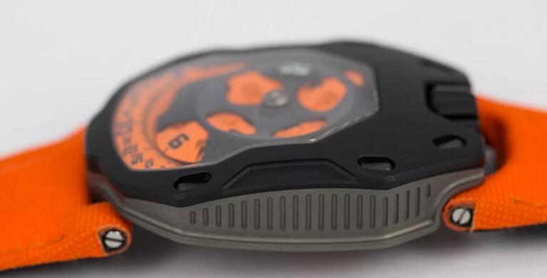 Urwerk Watch Replica 105 collection UR-105TA Black Orange